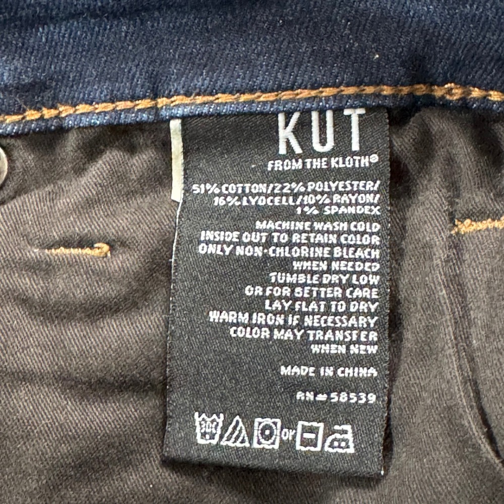 Kut from the Kloth 8 Blue Connie High Rise Fab AB Ankle Skinny Jeans KP1224MA9 - Picture 8 of 13